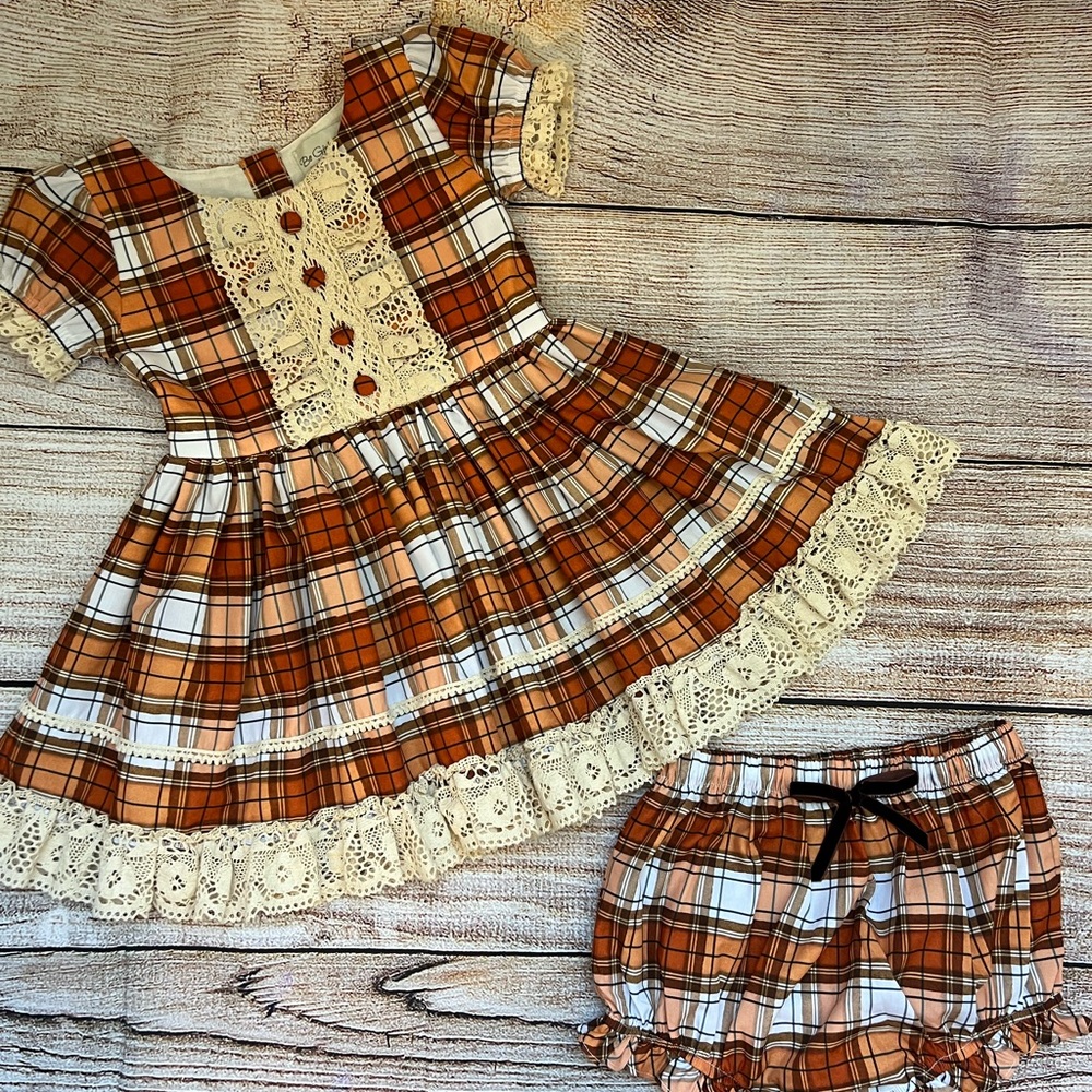 Be Girl Clothing Fall Plaid 4T